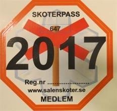 Skoterpass  2017 medlem