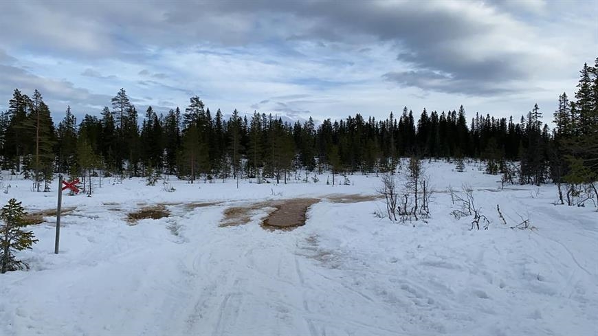 Blött på många ställen ! 